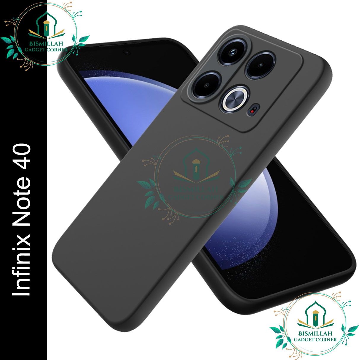 Premium Liquid Silicone Phone case for Infinix Note 40 Liquid Silicon Mobile Back Case Soft Silicone Phone Cover