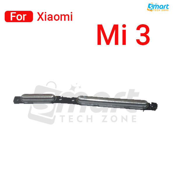 Power Volume Out Side Key Side Button For Xiaomi Mi 3 External Volume Button + Power ON OFF Replacement Parts Price in Bangladesh - Mobile.com.bd