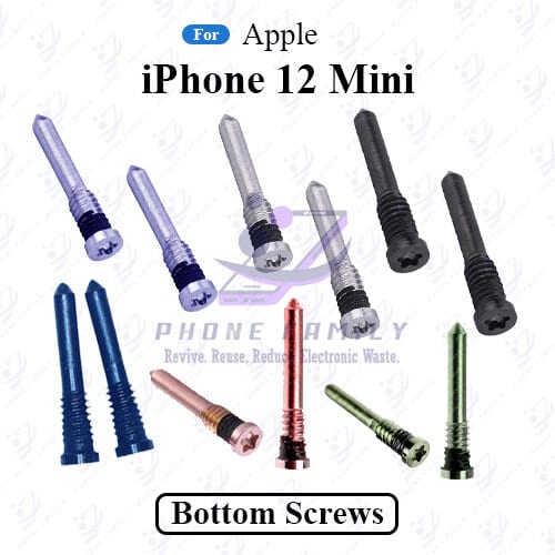 For Apple iPhone 12 Mini New Bottom Screw Pentalobe Dock Connector Screw Replacemnt Parts Charging Logic Board Price in Bangladesh - Mobile.com.bd