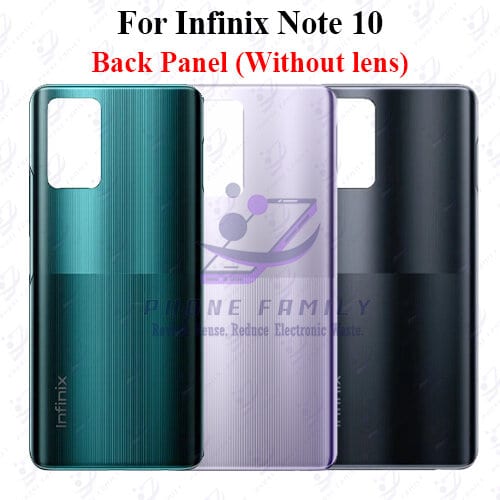 For Infinix Note 10 Back Panel/Backshell/ Casing + Side Button With Logo-All Colors Available Price in Bangladesh - Mobile.com.bd