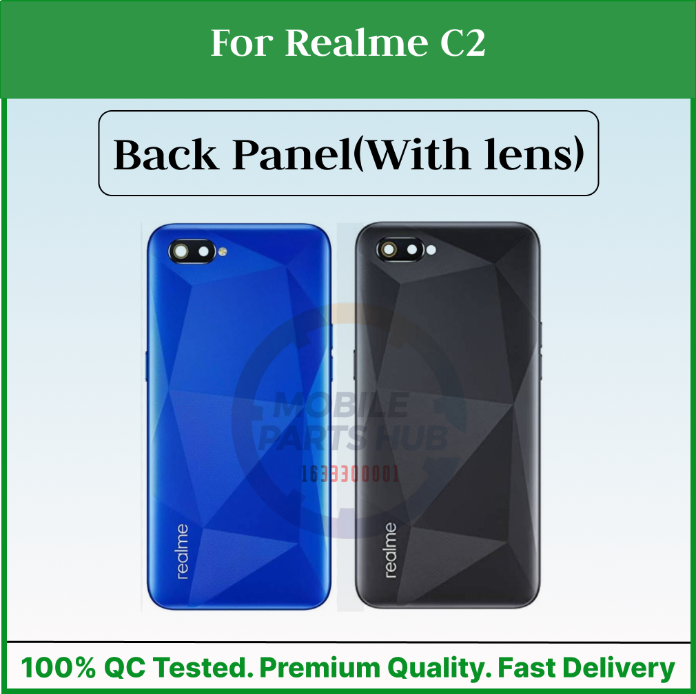 For Realme C2 Back Panel/Backshell/ Casing +Camera Lens + SIde Button With Logo-All Colors Available Mobile Parts & Accessories Price in Bangladesh - Mobile.com.bd