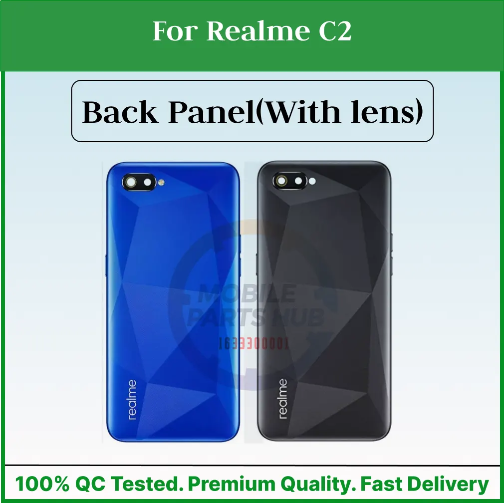 For Realme C2 Back Panel/Backshell/ Casing +Camera Lens + SIde Button With Logo-All Colors Available Back Panels & Housings Price in Bangladesh - Mobile.com.bd