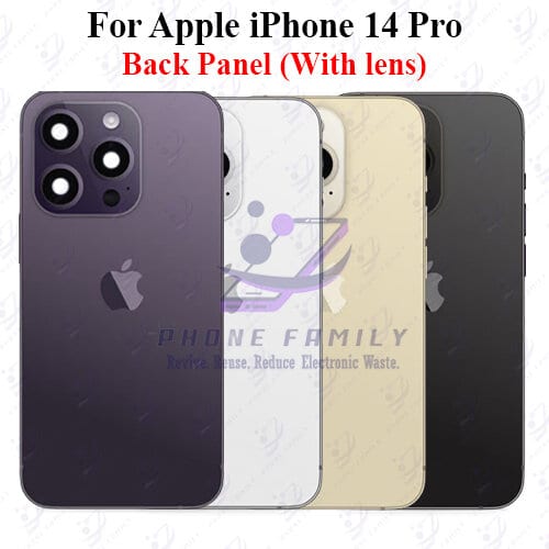 For Apple iPhone 14 Pro Back Panel/Backshell/ Casing + Camera Lens +Side Button With Logo-All Colors Available Price in Bangladesh - Mobile.com.bd