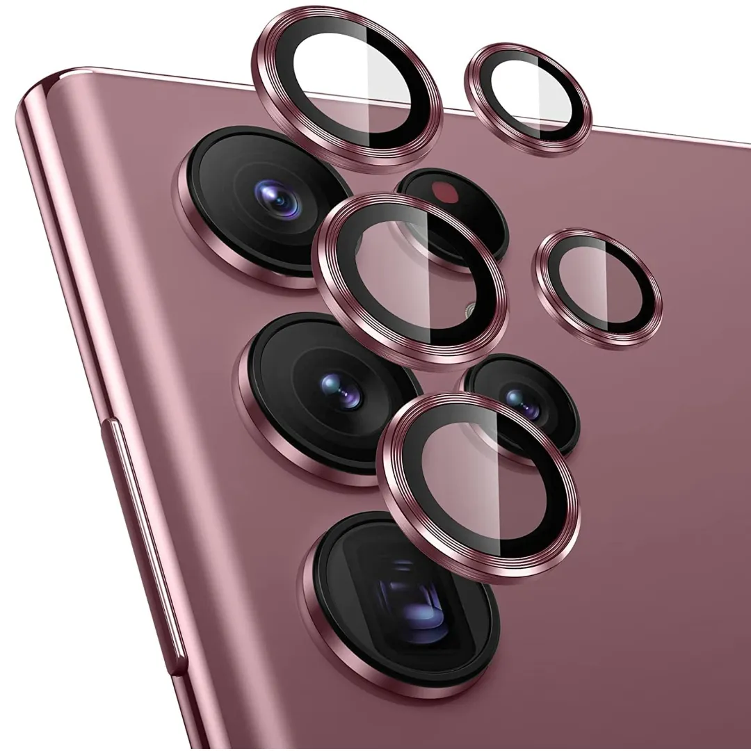 Camera Lens Protector Glass For Samsung Galaxy S22 Ultra Full Cover Lens Metal Protector Ring For Galaxy Camera Film Phone Cases & Covers Price in Bangladesh - Mobile.com.bd
