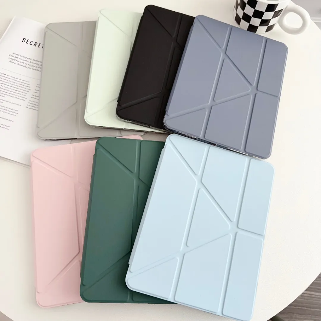 Case For Ipad (11Th/10Th Generation) 11/10.9-Inch (A16) Soft Tpu Tri-Fold Stand Protective Tablet Cover, With Pen Holder