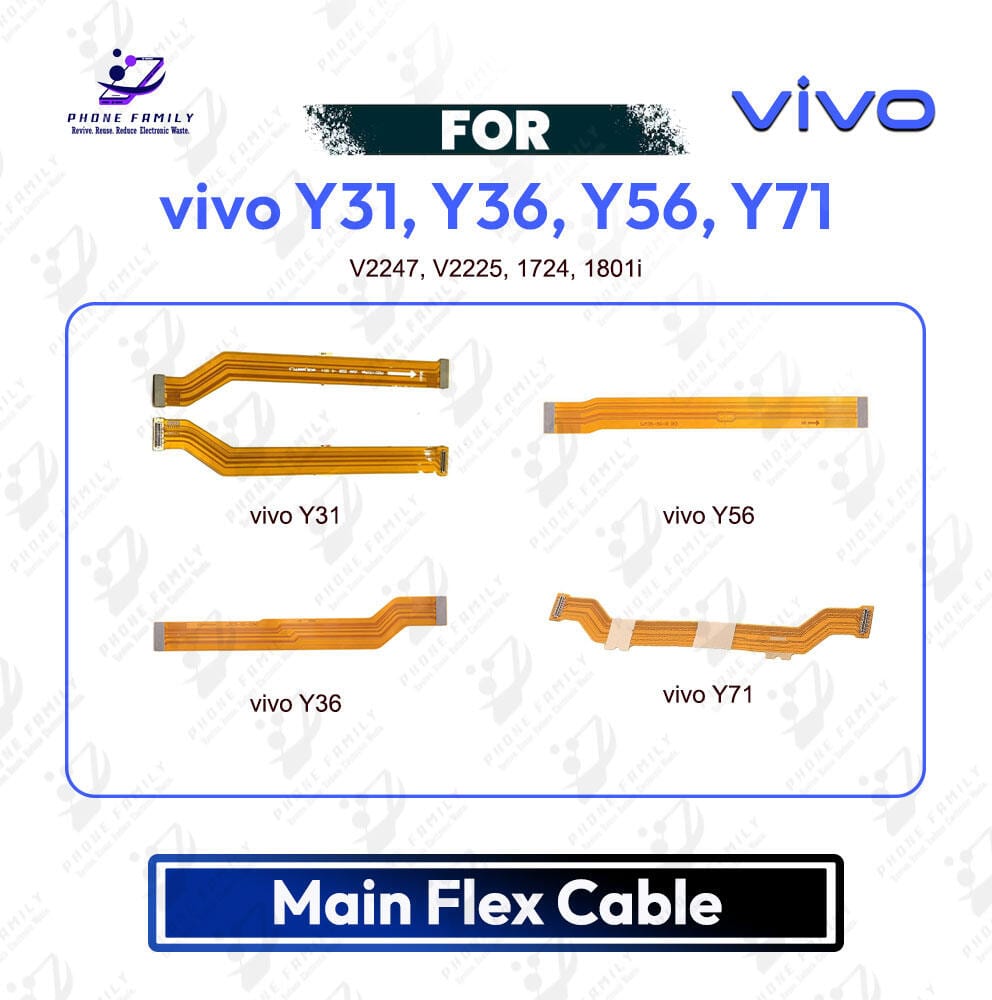 vivo Y31, Y36, Y56, Y71 Main Board Motherboard Connector Flex Cable PCB Board Repair Spare Part Replacement - Price in Bangladesh