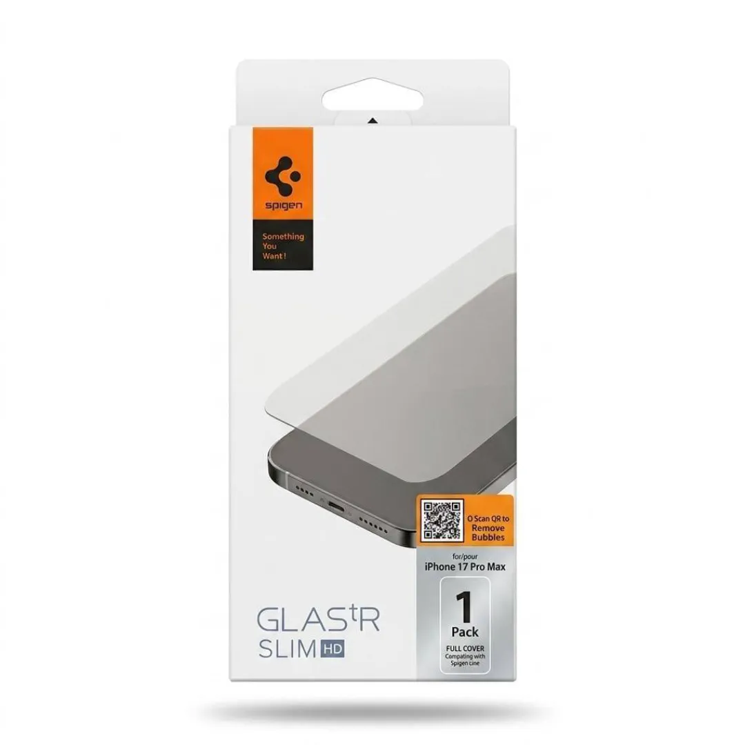 Spigen Tempered Glass Screen Protector For Iphone 13 14 15 16 17 Pro Max Series Phone Cases & Covers Price in Bangladesh - Mobile.com.bd
