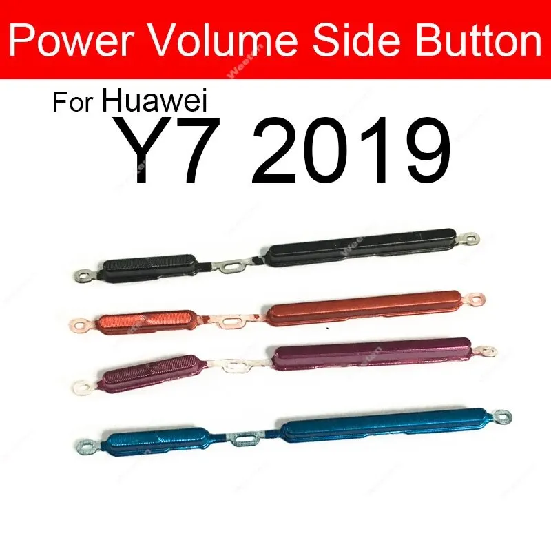 Power Volume Out Side Key Side Button For Huawei Y7 2019 External Volume Button + Power ON/OFF Replacement Parts Price in Bangladesh - Mobile.com.bd
