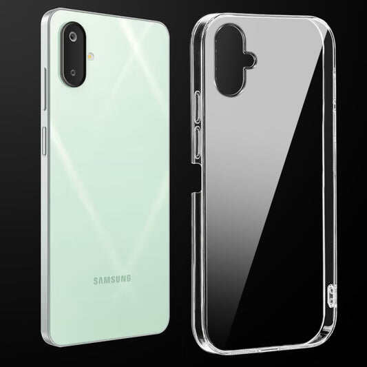 Anti Yellow Clear Back Cover Case for Samsung M06 With Full Camera Protection