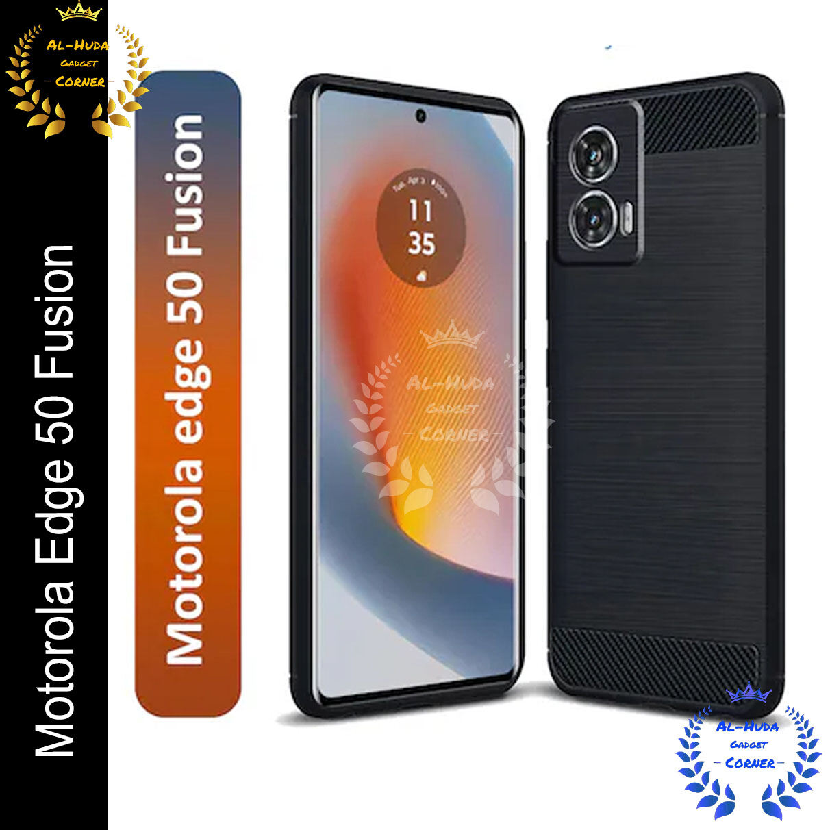 Spigen cover For Motorola Edge 50 Fusion Carbon Fiber Back cover Soft Slim Fashion Non-Slip Protective Carbon Fiber Phone Case - Price in Bangladesh