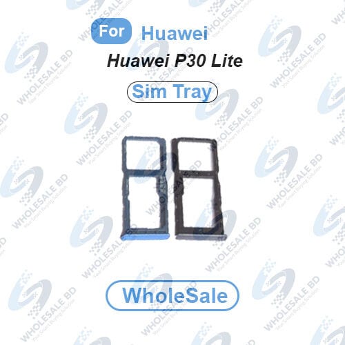 Huawei P30 Lite Sim Tray and Micro SD Card Slot Replacement (Free High Quality Sim Ejector Pin) (Wholesale) Sim Card Tray Price in Bangladesh - Mobile.com.bd