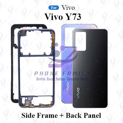 For Vivo Y73 Body Housing ( Side Frame + Back Panel Without Camera Glass ) Price in Bangladesh - Mobile.com.bd