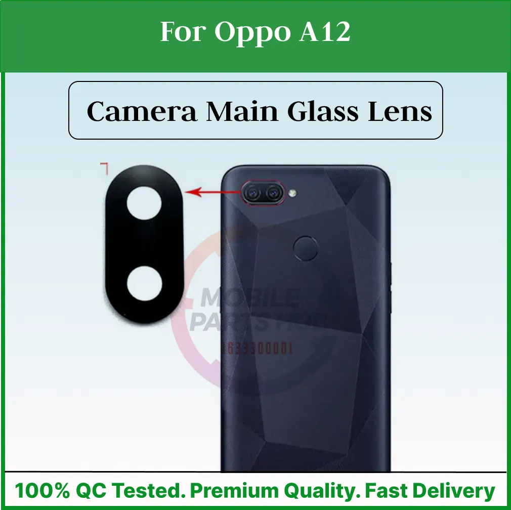 For Oppo A12 Camera Main Glass Lens Replacement Part Mobile Parts & Accessories Price in Bangladesh - Mobile.com.bd