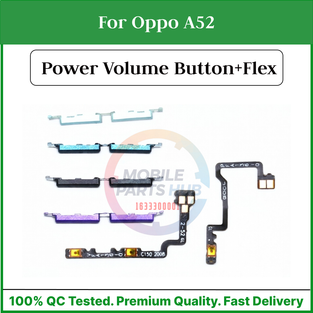 Oppo A52 Side Volume Up Down Buttons +Flex Cable Replacement Parts Mobile Parts & Accessories Price in Bangladesh - Mobile.com.bd