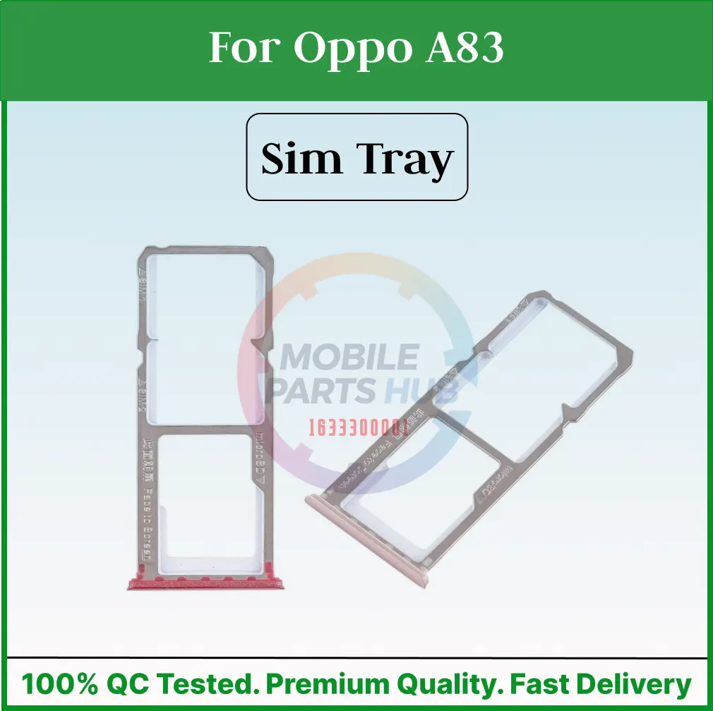 Oppo A83 Sim Tray Micro SD Card Slot with Sim Ejector Pin Replacement Part Sim Trays & Ejector Pins Price in Bangladesh - Mobile.com.bd