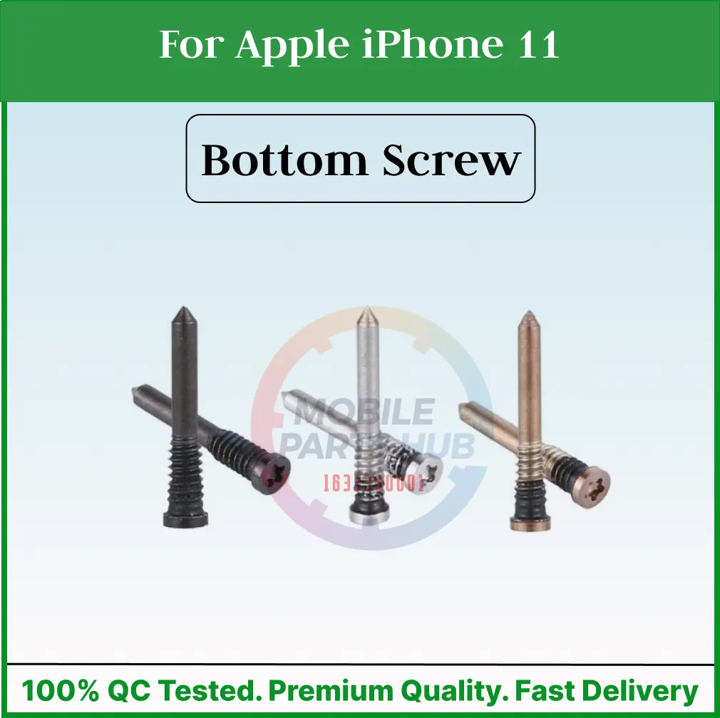 For Apple iPhone 11 New Bottom Screw Pentalobe Dock Connector Screw Replacemnt Parts Mobile Parts & Accessories Price in Bangladesh - Mobile.com.bd