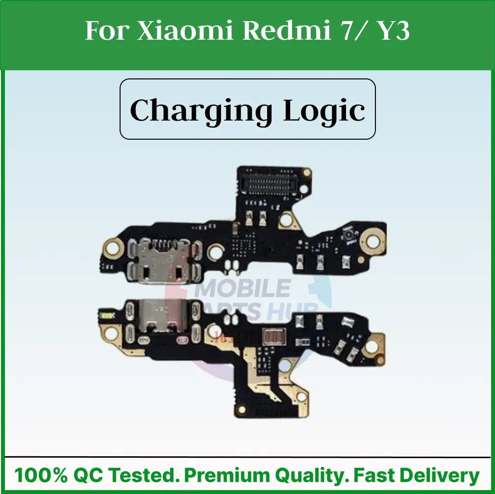Charging Logic Board For Xiaomi Redmi 7/ Y3 Charging Port USB Plug PCB Dock Connector Spare parts Charging Port Parts Price in Bangladesh - Mobile.com.bd