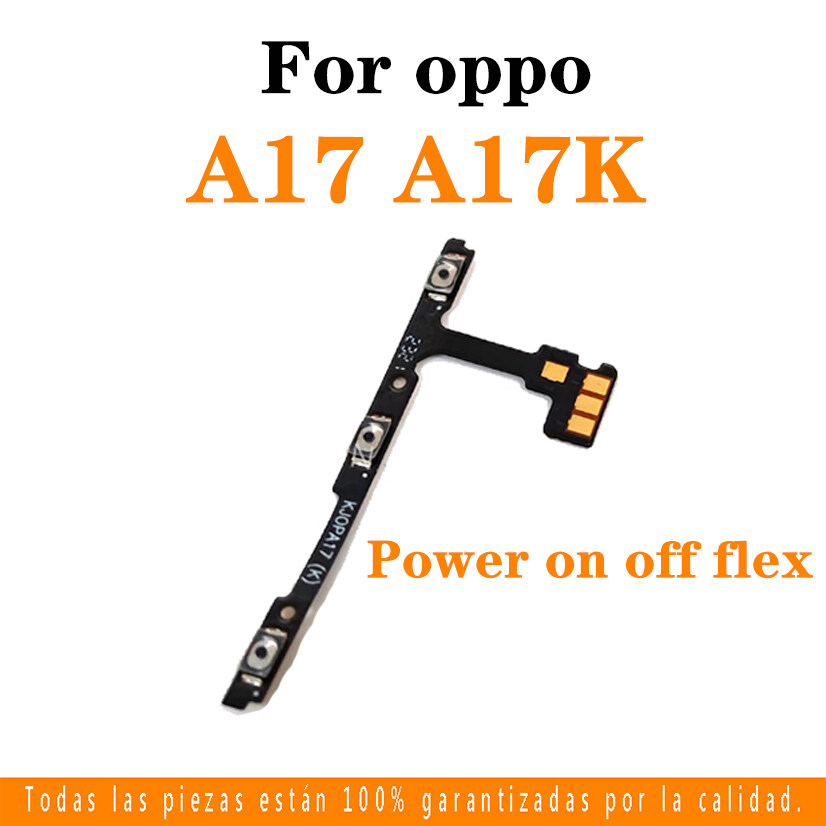 OPPO A17 A17k Power on / off Switch Button Side Volume Up Down Buttons Flex Cable Replacement Parts Price in Bangladesh - Mobile.com.bd