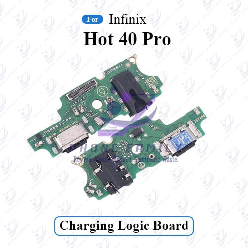 Charging Logic Board For Infinix Hot 40 Pro Charging Port USB Plug PCB Dock Connector Spare parts Price in Bangladesh - Mobile.com.bd