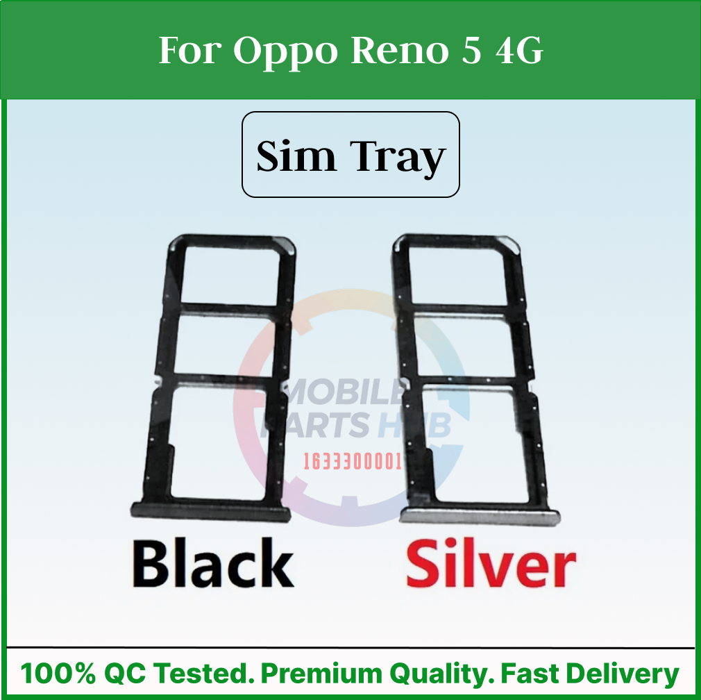 For Oppo Reno 5 4G Sim Tray Micro SD Card Slot with Sim Ejector Pin Replacement Parts Mobile Parts & Accessories Price in Bangladesh - Mobile.com.bd