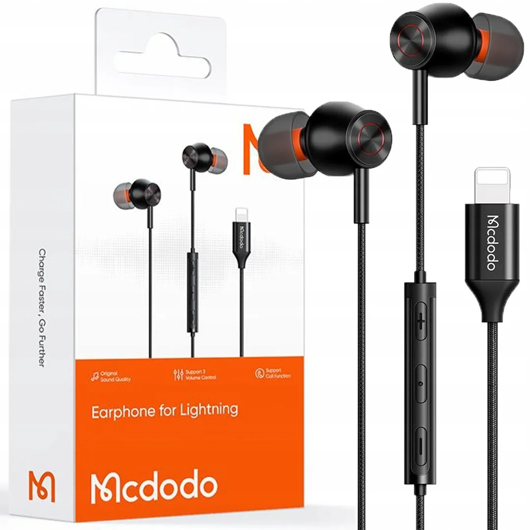 Mcdodo Earphone for Lightning HP-3480 (Calling and Music) iPhone