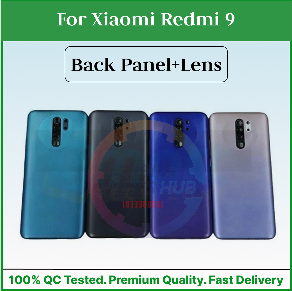 Xiaomi Redmi 9 Back Panel/Backshell/ Casing + With Camera Lens + Side Buttons With Logo-All Colors Available Mobile Parts & Accessories Price in Bangladesh - Mobile.com.bd