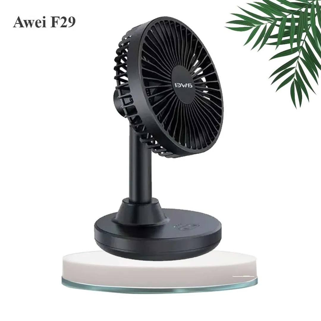 Awei F29 Desktop Oscillating Rechargeable Fan Mobile Accessories Price in Bangladesh - Mobile.com.bd