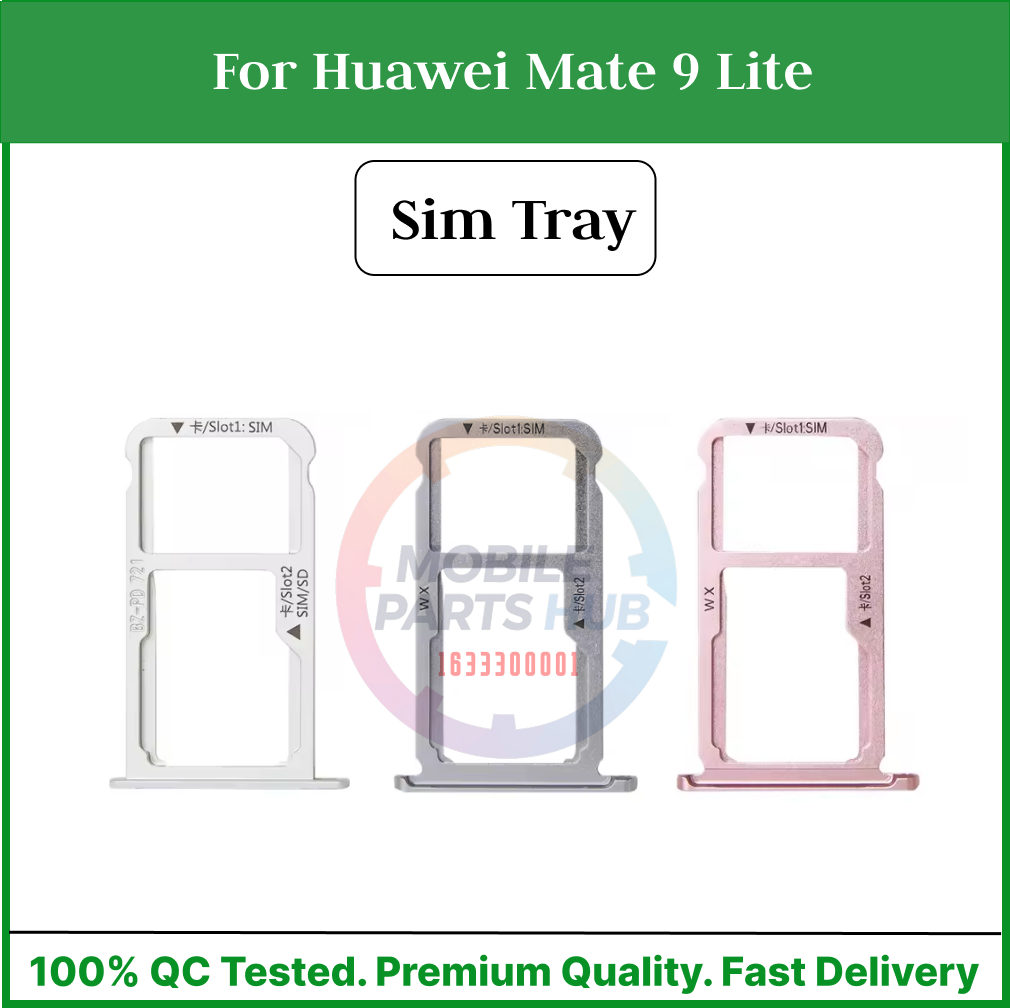 Huawei Mate 9 Lite Sim Tray Micro SD Card Slot with Sim Ejector Pin Replacement Part Mobile Parts & Accessories Price in Bangladesh - Mobile.com.bd