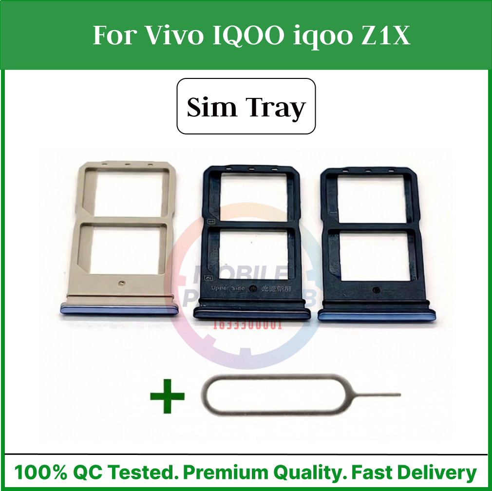 Vivo iQOO Z1X Sim Tray Micro SD Card Slot with Sim Ejector Pin Replacement Part Mobile Parts & Accessories Price in Bangladesh - Mobile.com.bd