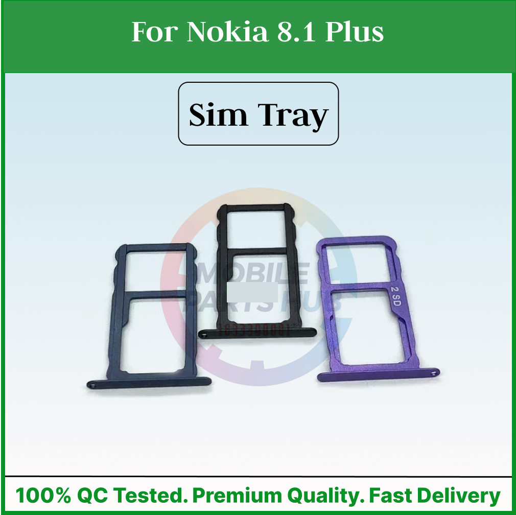 Nokia 8.1 Plus Sim Tray Micro SD Card Slot with Sim Ejector Pin Replacement Part Mobile Parts & Accessories Price in Bangladesh - Mobile.com.bd