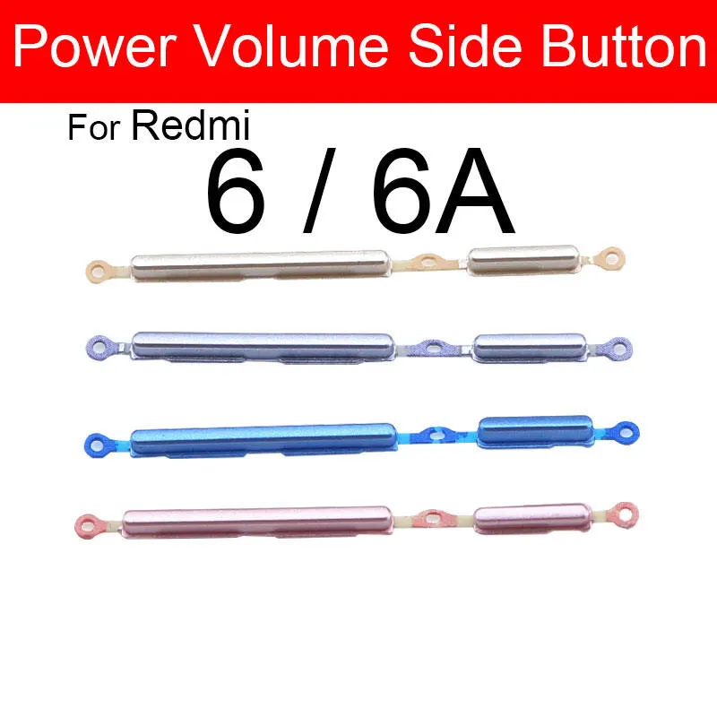 Power Volume Out Side Key Side Button For Redmi 6 6A External Volume Button + Power ON OFF Replacement Parts Price in Bangladesh - Mobile.com.bd
