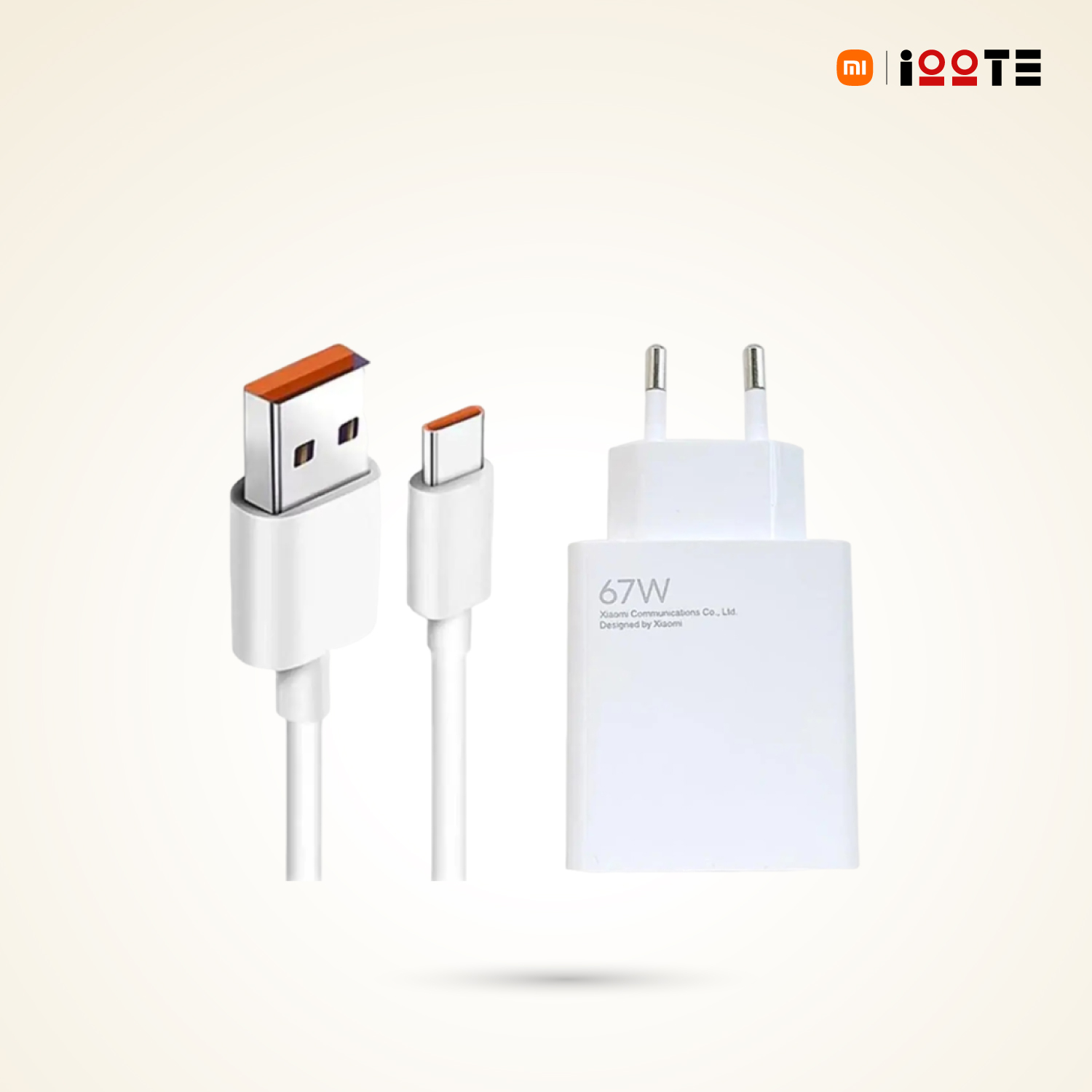 Xiaomi 67W Charger Set with Type-C Cable (MDY-12-ES)- EU [Original Manufactured] Cable & Adapters Price in Bangladesh - Mobile.com.bd