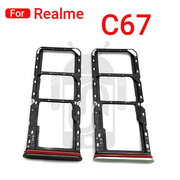 Realme C67 Sim Tray Micro SD Card Slot with Sim Ejector Pin Replacement Part Sim Trays & Ejector Pins Price in Bangladesh - Mobile.com.bd
