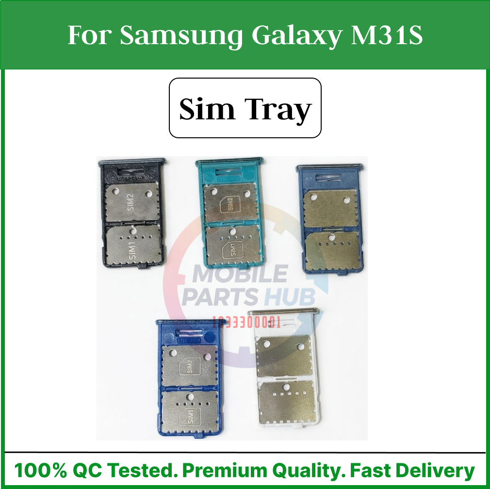 For Samsung Galaxy M31S Sim Tray Micro SD Card Slot with Sim Ejector Pin Replacement Parts Mobile Parts & Accessories Price in Bangladesh - Mobile.com.bd
