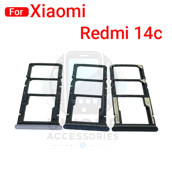 Xiaomi Redmi 14c Sim Tray Micro SD Card Slot with Sim Ejector Pin Replacement Part - Price in Bangladesh