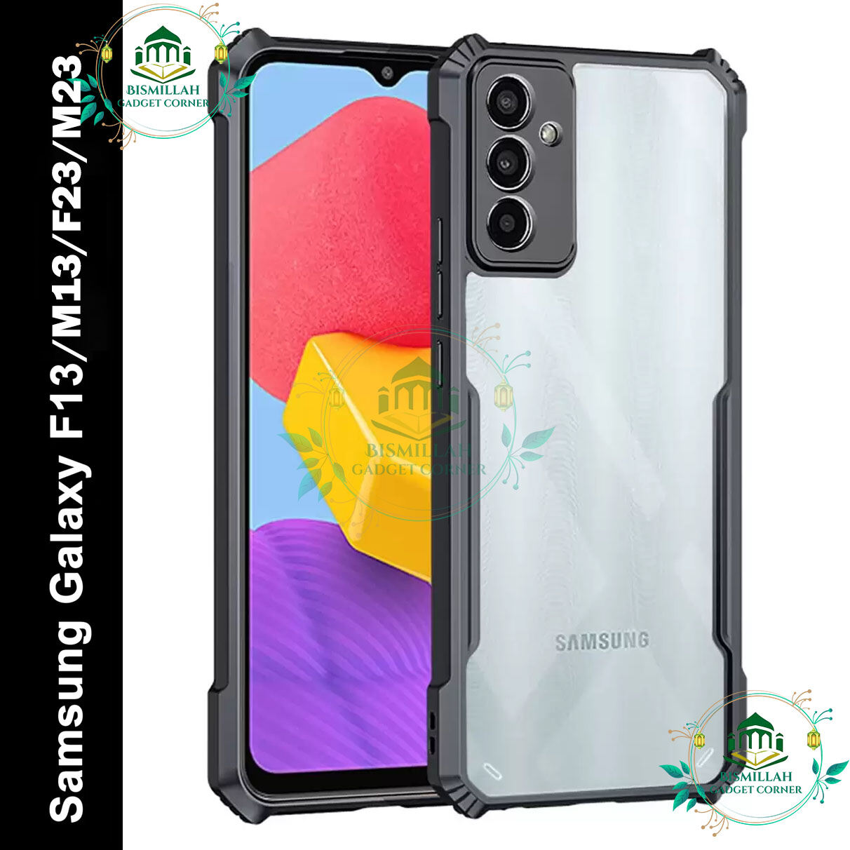 Samsung Xundd Back Cover for Samsung Galaxy F23 / Samsung Galaxy M23 / Samsung Galaxy F13 / Samsung Galaxy M13 4G Transparent Hybrid Hard PC Back Bumper Case & Cover Price in Bangladesh - Mobile.com.bd