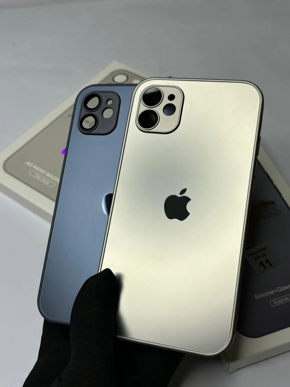 AG Glass Case With Apple Logo Case for Iphone 11 | iPhone 11 Case & Cover Price in Bangladesh - Mobile.com.bd