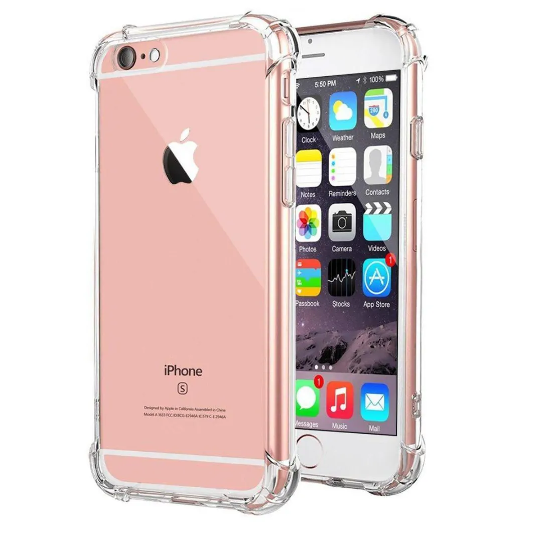 For Apple Iphone 6 / 6S Premium Silicone Case Crystal Clear Soft Tpu Ultra-Thin Transparent Flexible Protective Mobile Phone Back Cover - Price in Bangladesh
