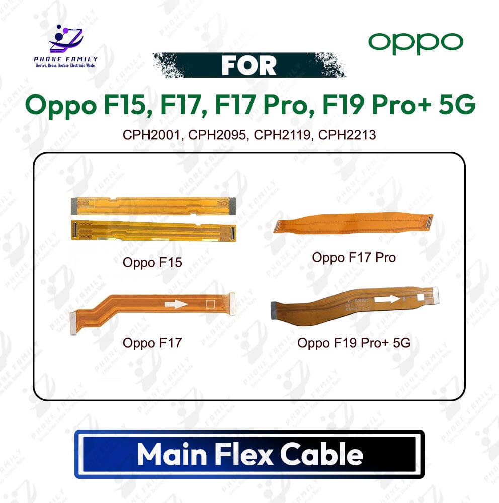Oppo F15, F17, F17 Pro, F19 Pro+ 5G Main Board Motherboard Connector Flex Cable - Price in Bangladesh