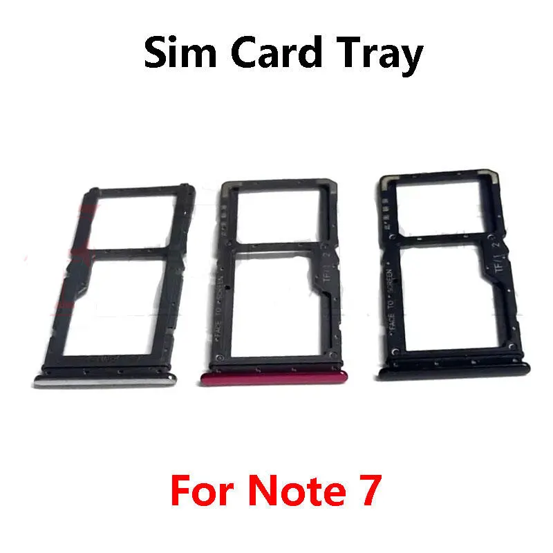 Xiaomi Redmi Note 7 Sim Tray Micro SD Card Slot with Sim Ejector Pin Replacement Part Sim Trays & Ejector Pins Price in Bangladesh - Mobile.com.bd