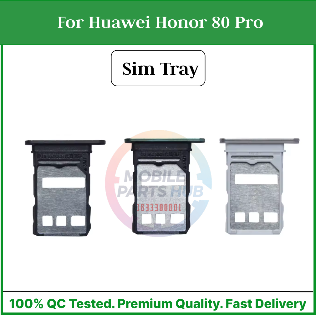 Huawei Honor 80 Pro Sim Tray Micro SD Card Slot with Sim Ejector Pin Replacement Part Mobile Parts & Accessories Price in Bangladesh - Mobile.com.bd