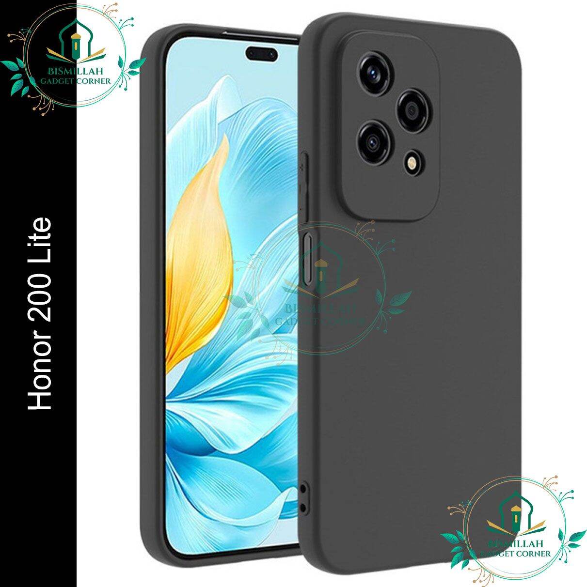 Premium Liquid Silicone Phone case for Honor 200 Lite 5G Liquid Silicon Mobile Back Case Soft Silicone Phone Cover