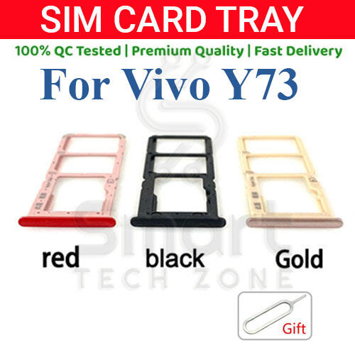 Vivo Y73 Sim Tray Micro SD Card Slot with Sim Ejector Pin Replacement Part Replacement Parts Price in Bangladesh - Mobile.com.bd