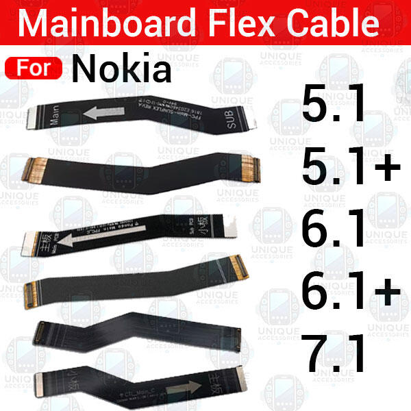 Main Motherboard (Main to SUB Board) Flex Cable for Nokia 5.1 5.1 Plus 6.1 6.1 Plus 7.1 Cable Ribbon Replacement part - Price in Bangladesh