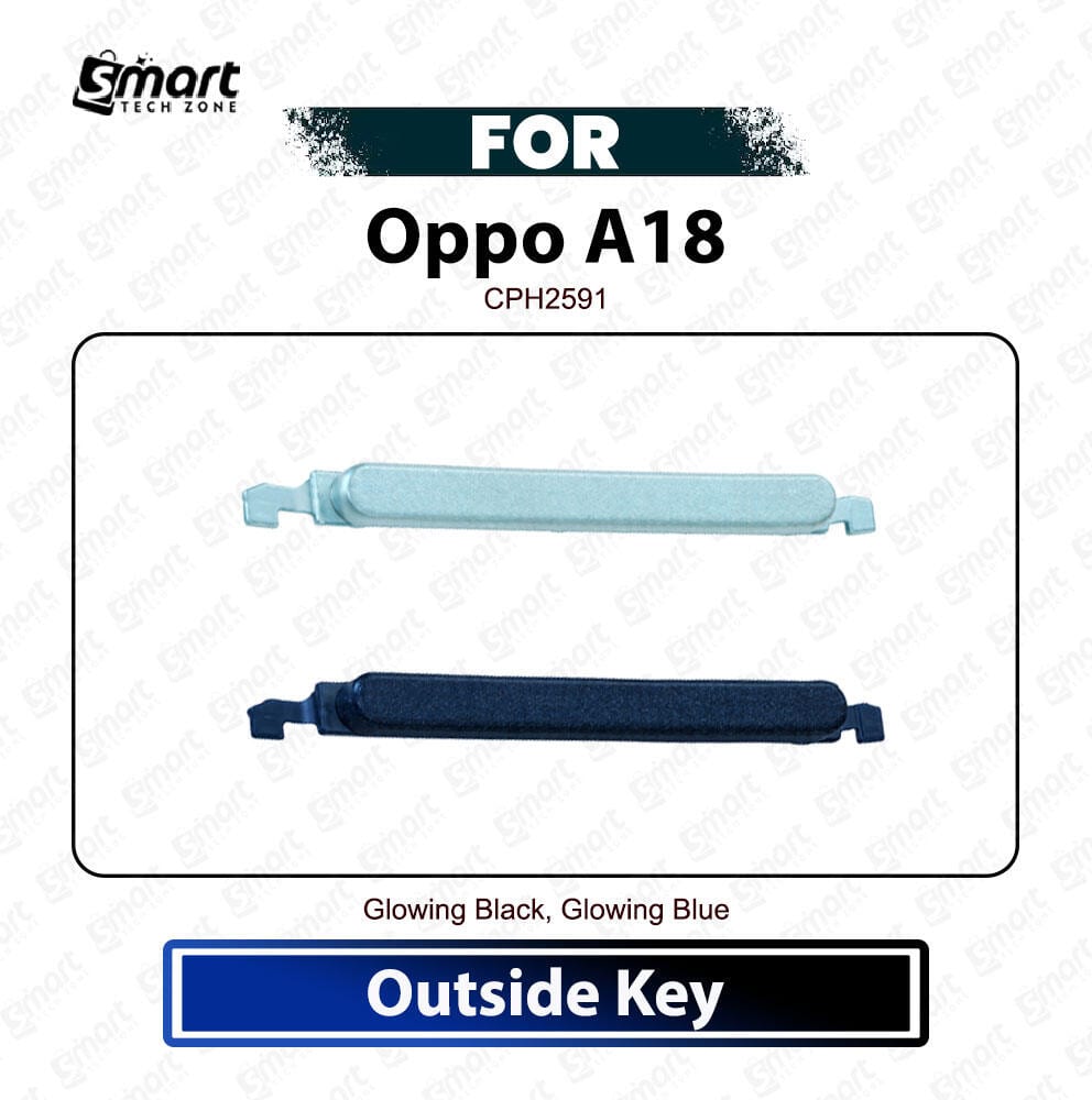 Oppo A18 External Side Keys - Volume Up Down Outside Key Replacement Repair Spare Parts CPH2591 - Price in Bangladesh