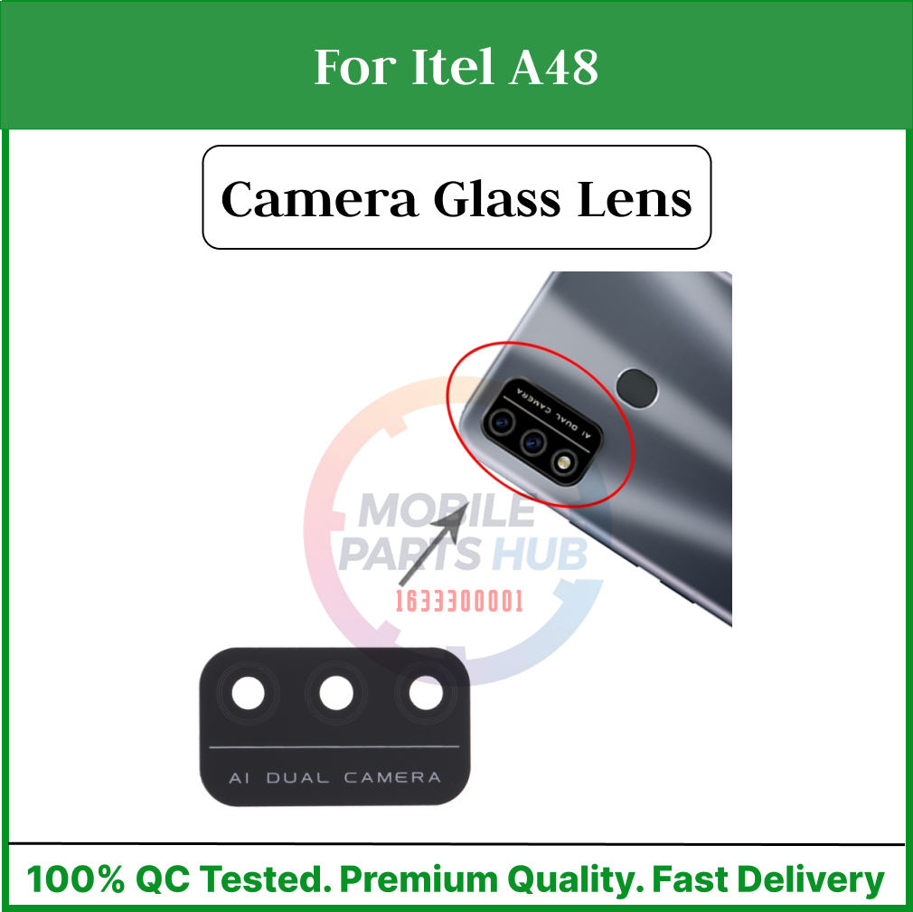 Camera Main Glass Lens for Itel A48 Replacement Part (Not Tempered Camera Glass Protector) Mobile Parts & Accessories Price in Bangladesh - Mobile.com.bd