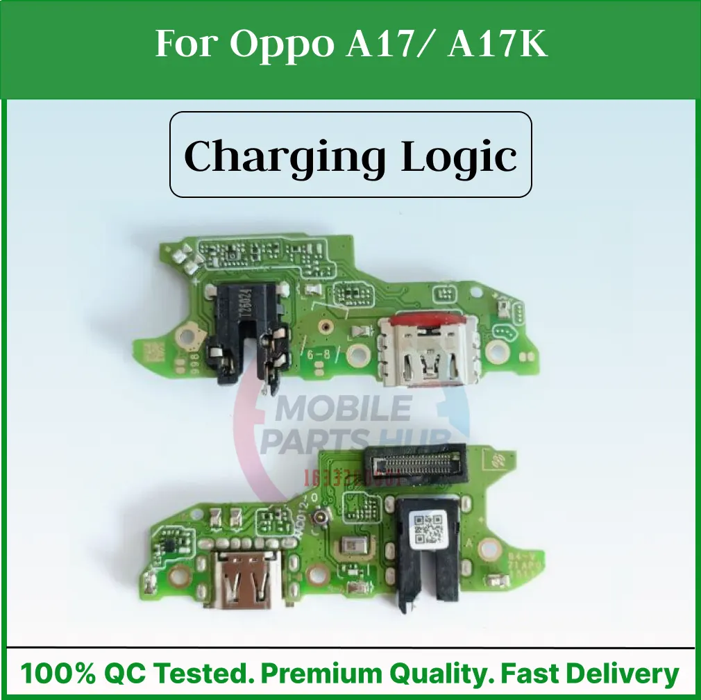 Charging Logic Board For Oppo A17/ A17K Charging Port USB Plug PCB Dock Connector Spare parts Charging Port Parts Price in Bangladesh - Mobile.com.bd