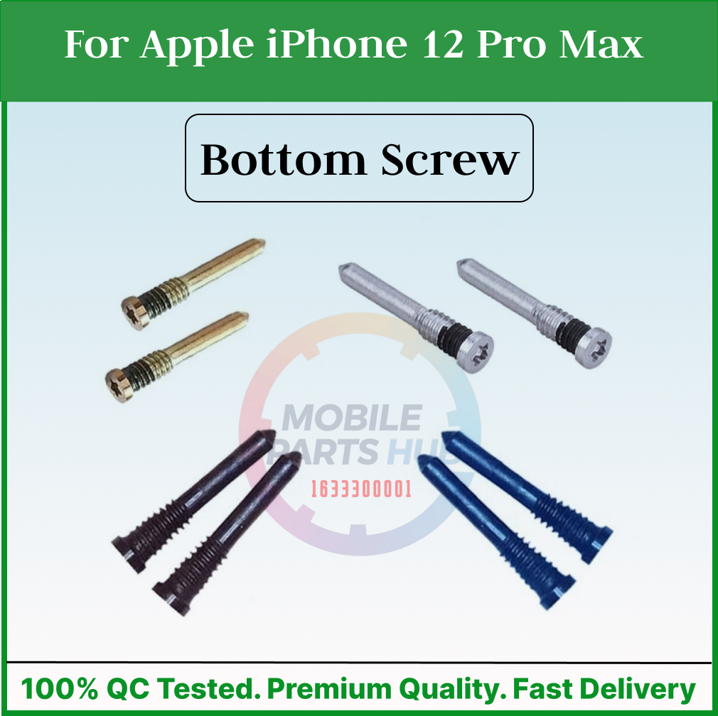 For Apple iPhone 12 Pro Max New Bottom Screw Pentalobe Dock Connector Screw Replacemnt Parts Mobile Parts & Accessories Price in Bangladesh - Mobile.com.bd