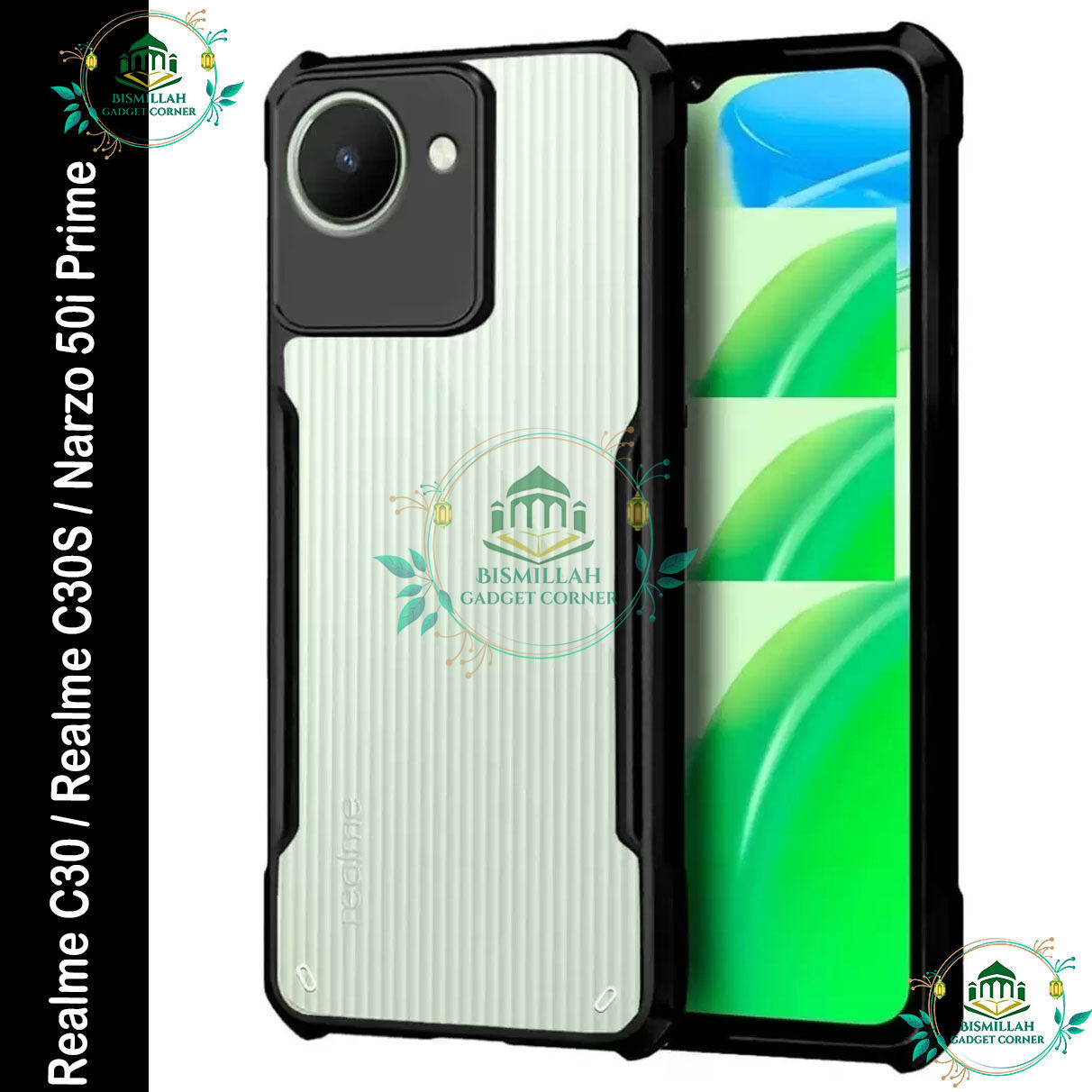 Xundd Back Cover for Realme C30 / Realme C30S / Narzo 50i Prime Transparent Hybrid Hard PC Back Bumper - Price in Bangladesh