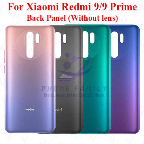 For Xiaomi Redmi 9/9Prime Back Panel/Backshell/ Casing +Side Button With Logo-All Colors Available Price in Bangladesh - Mobile.com.bd